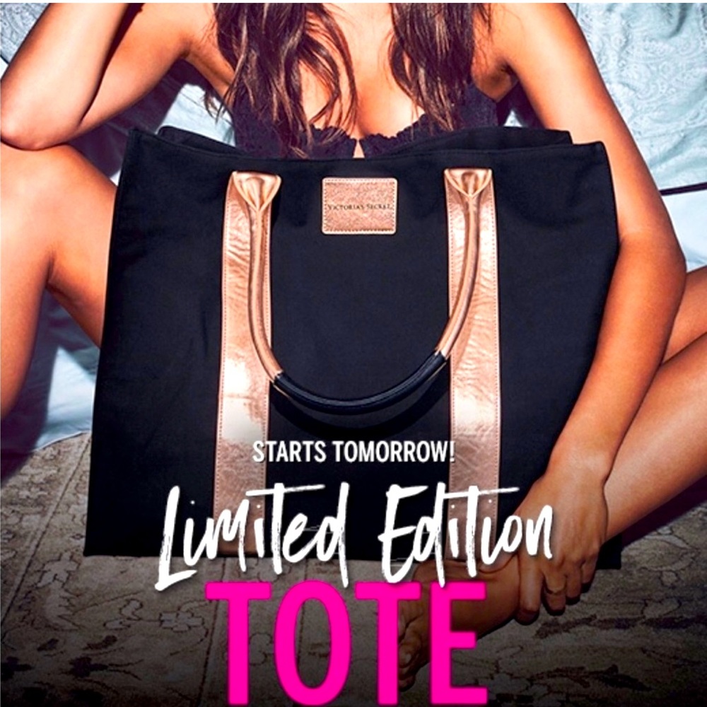 NWT limited edition Victoria secret tote bag